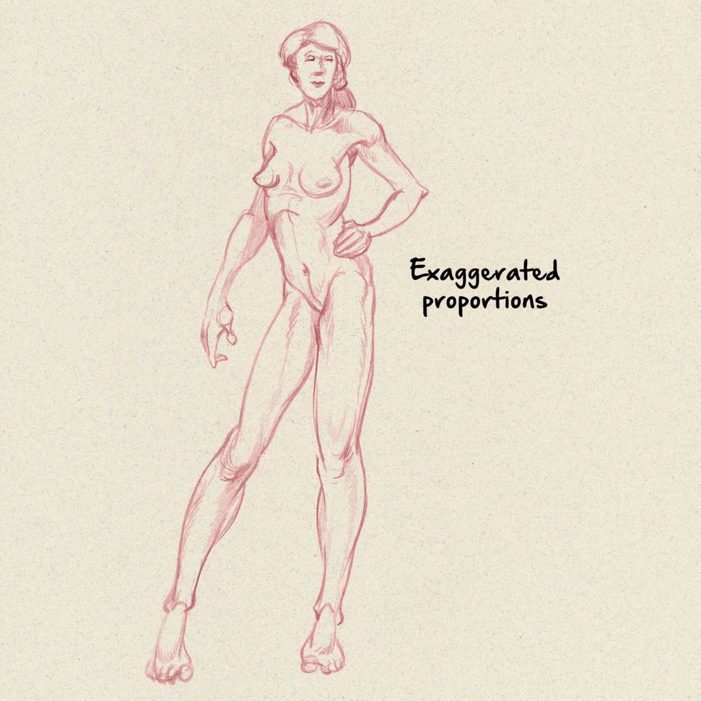 Proportions | Drawing Anatomy for Beginners: Top 5 Dos and Don’ts by Jeff Mellem | Artists Network